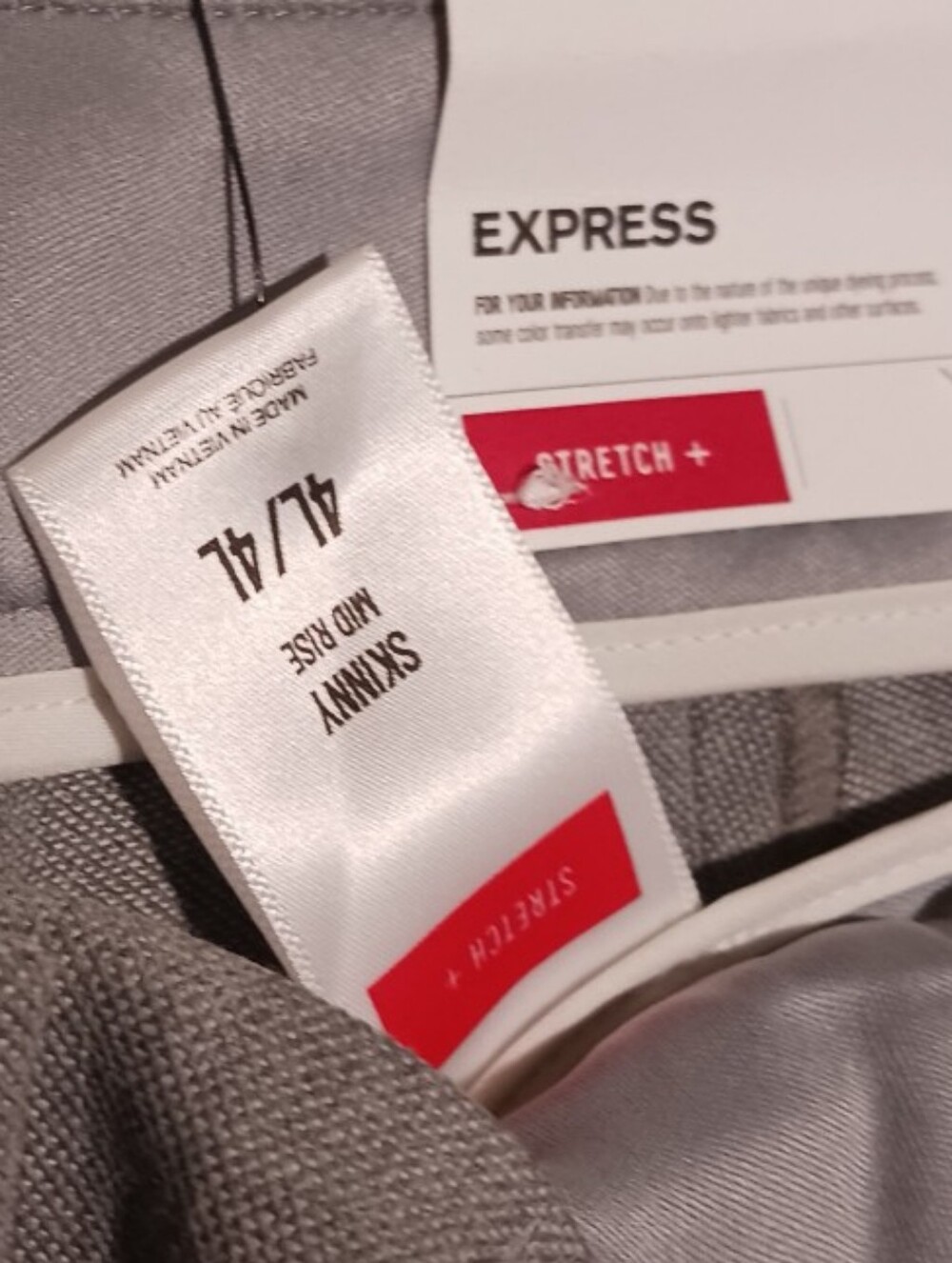 Express Sleek Skinny Mid Rise Pants Long - Picture 8 of 9